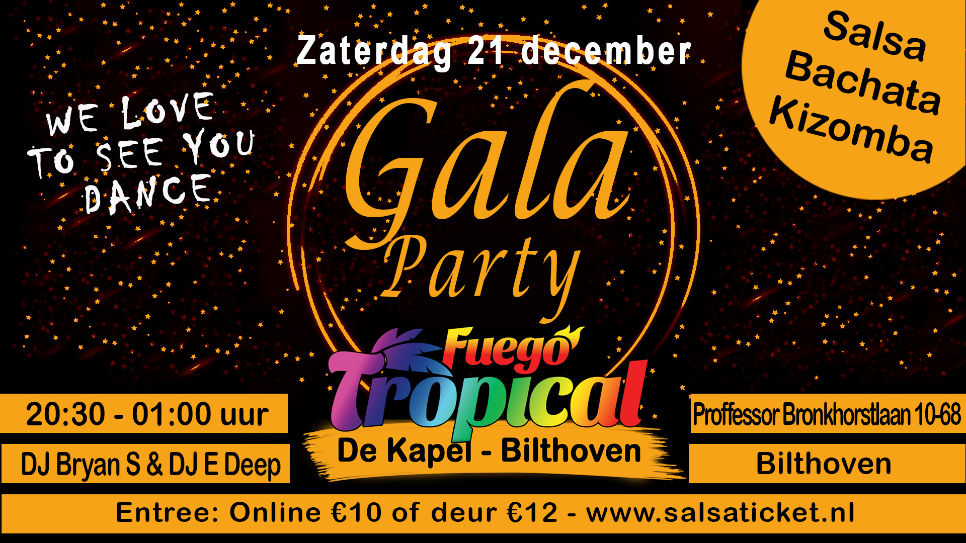 Fuego Tropical in de kapel van Bilthoven header