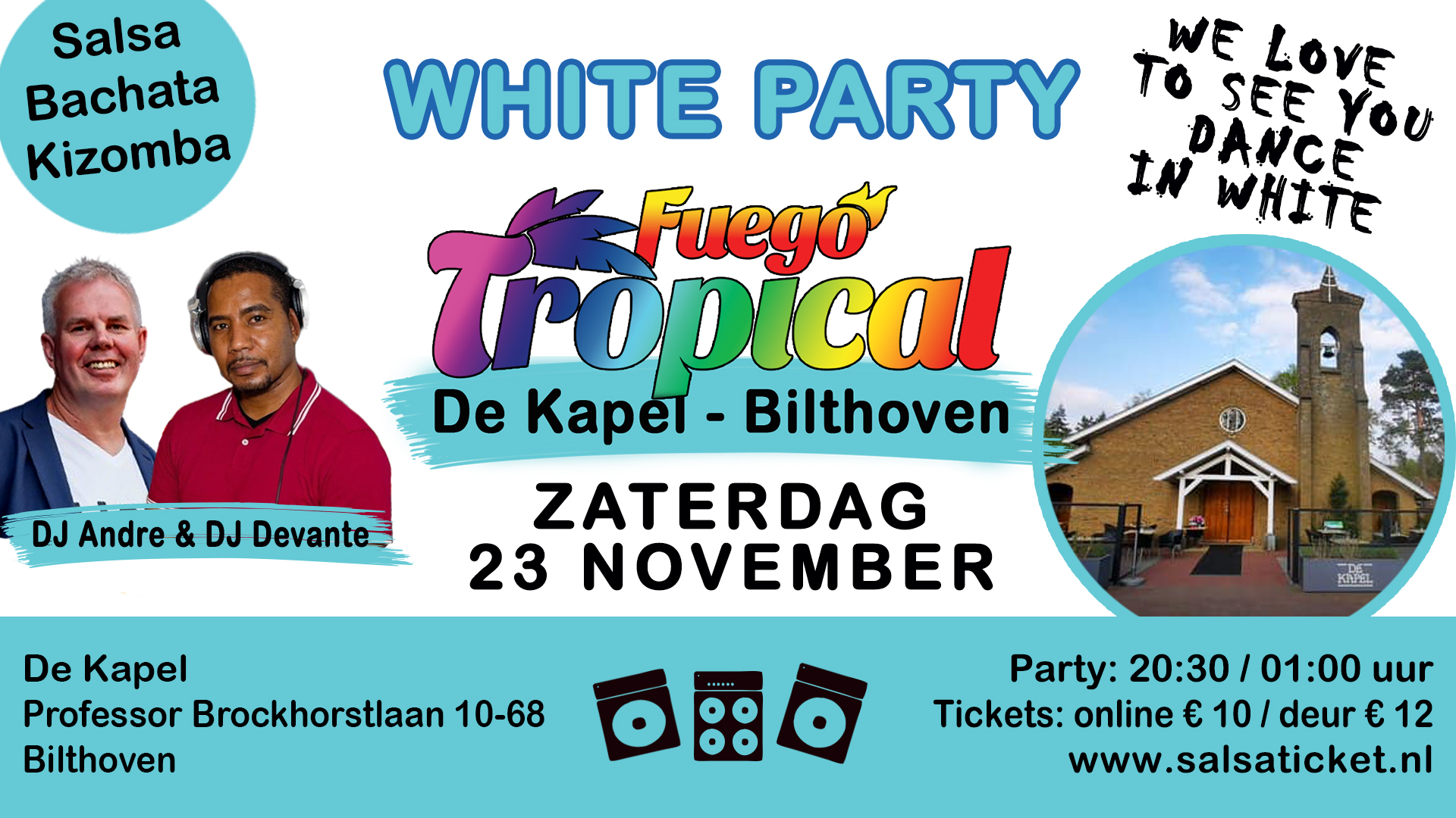 Fuego Tropical in de kapel van Bilthoven header