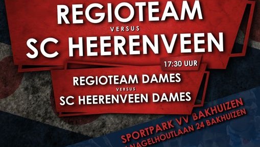 Regioteam versus SC Heerenveen header