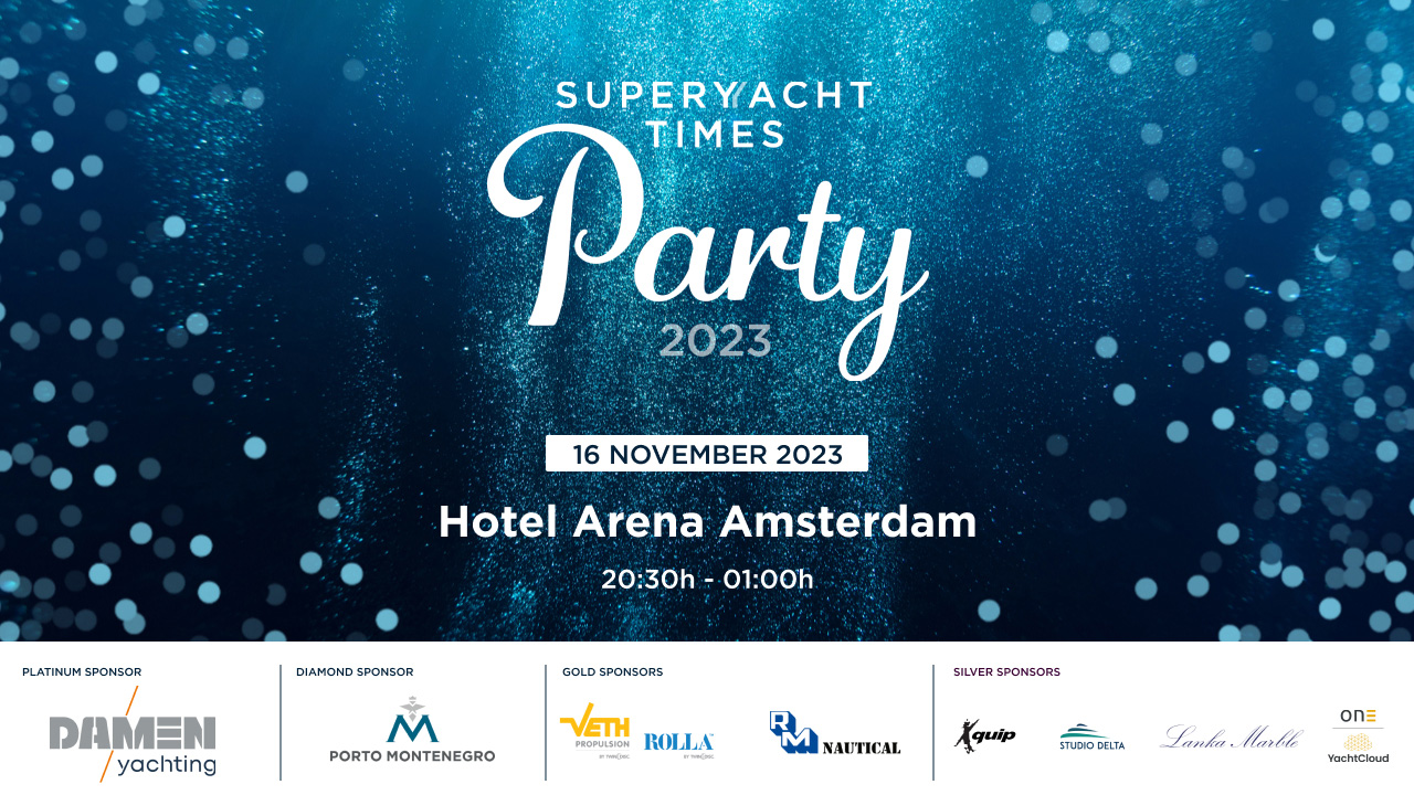 superyacht times party amsterdam