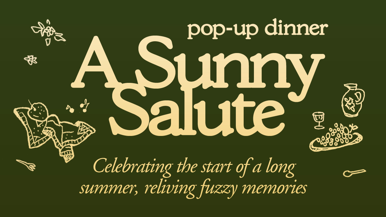 POP DINNER : A Sunny Salute header