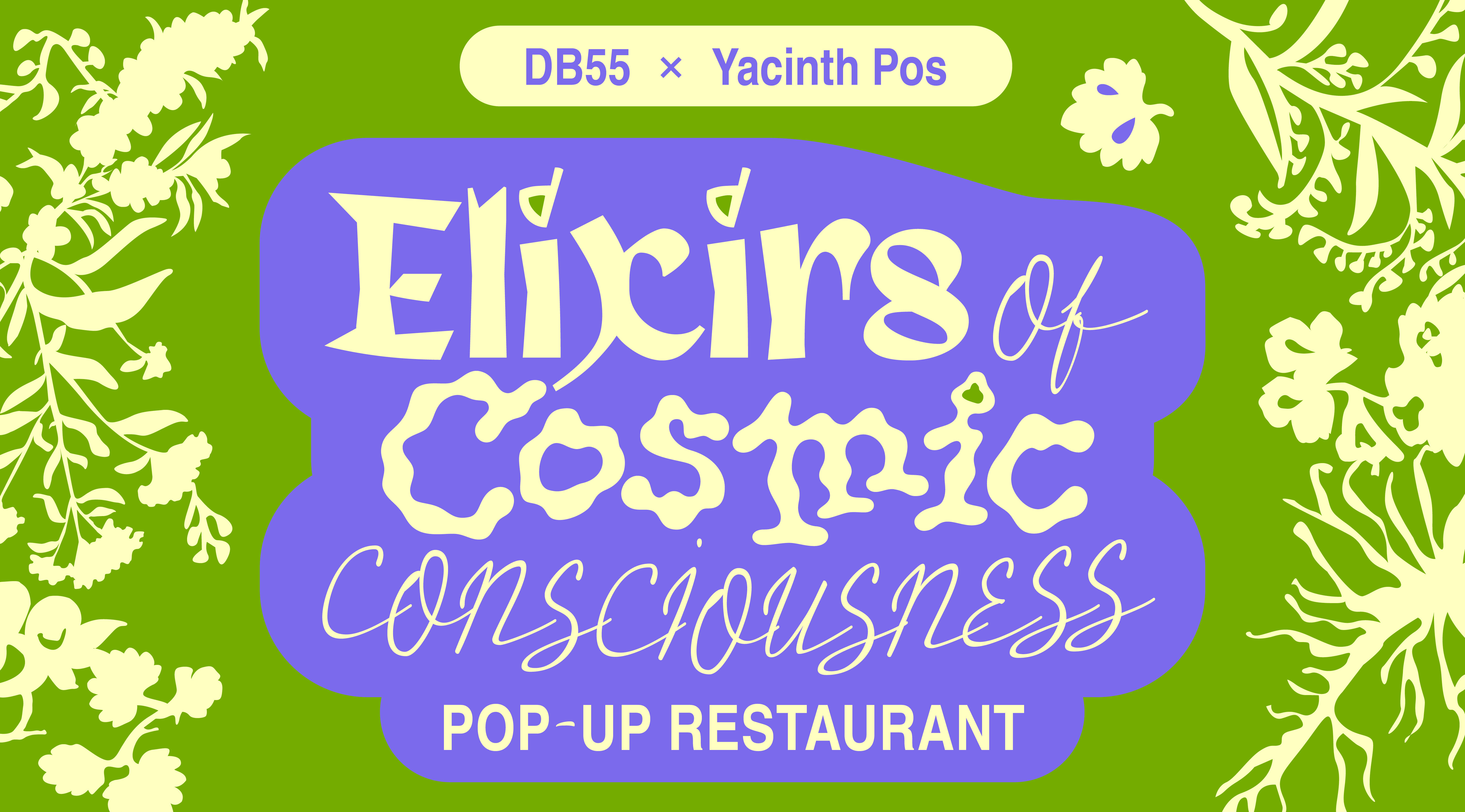 DB55 x Yacinth Pos — dinner experience header