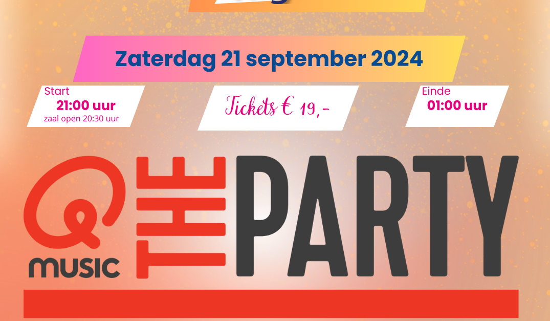 Zaterdag - Qmusic The Party header