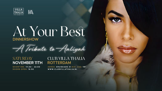 A Tribute to Aaliya | Dinnershow header