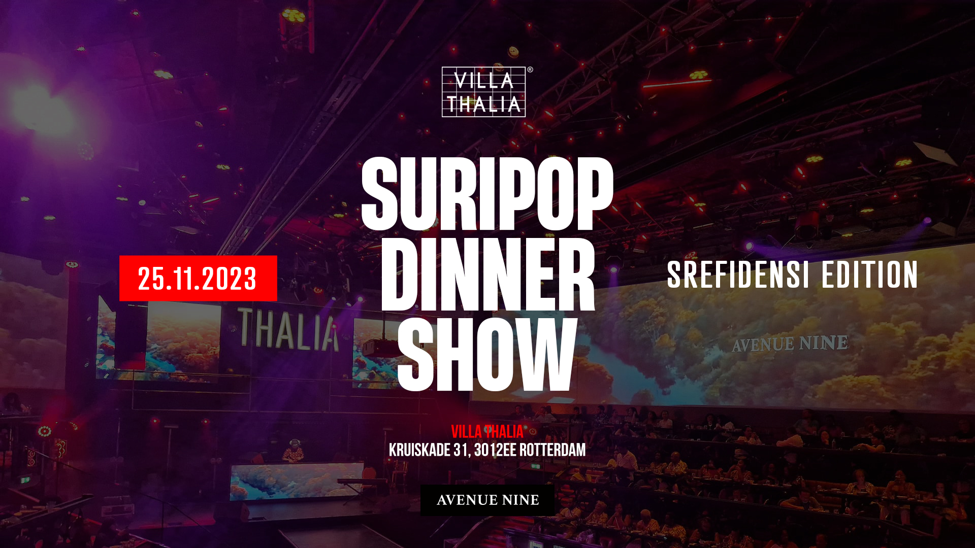 Suripop Dinnershow - Srefidensi Edition header