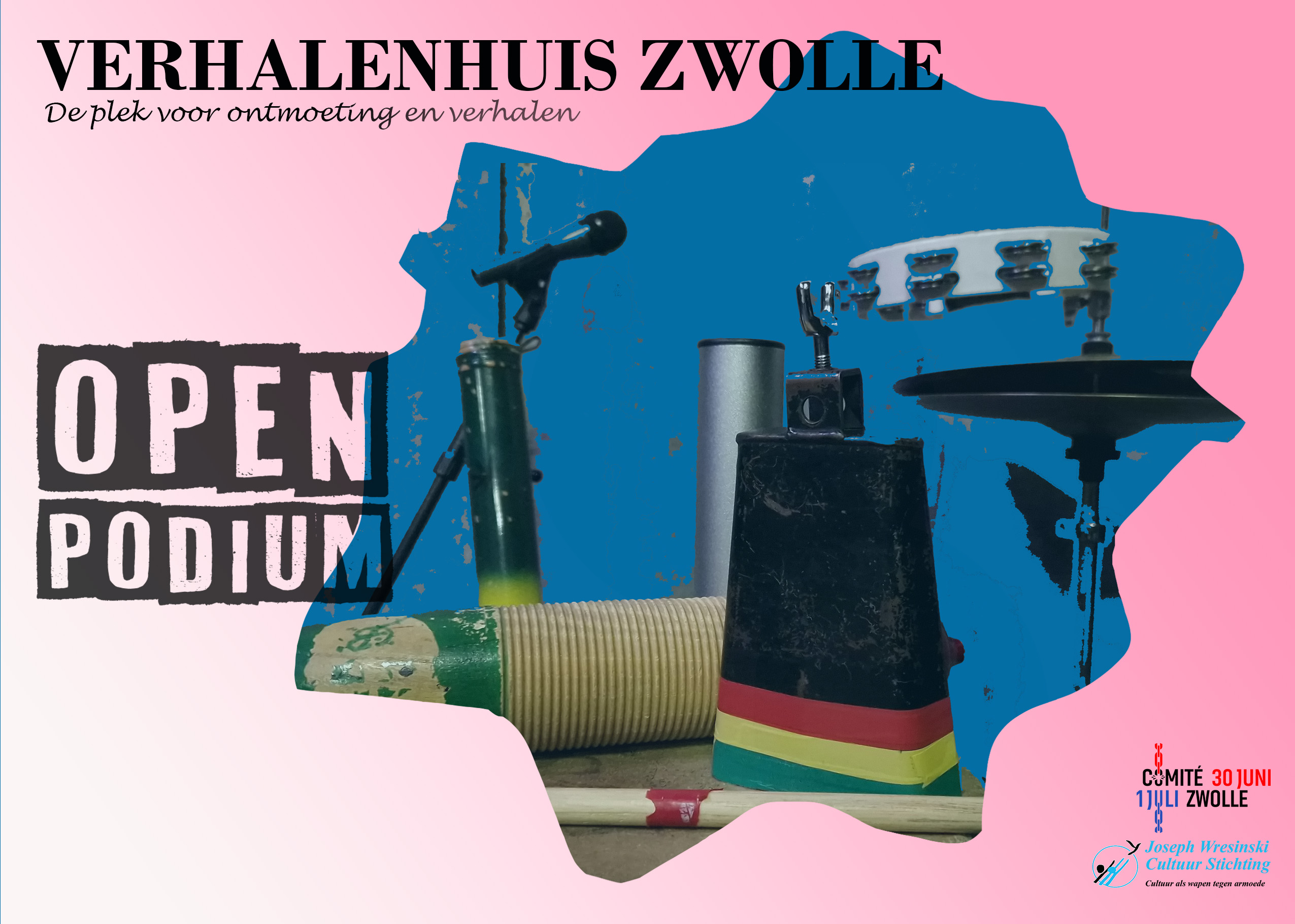 Verhalenhuis - Open Podium header