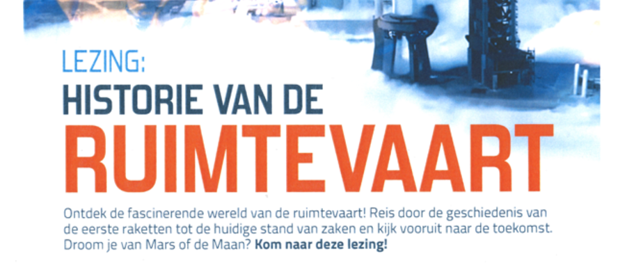 Lezing Historie van de Ruimtevaart header