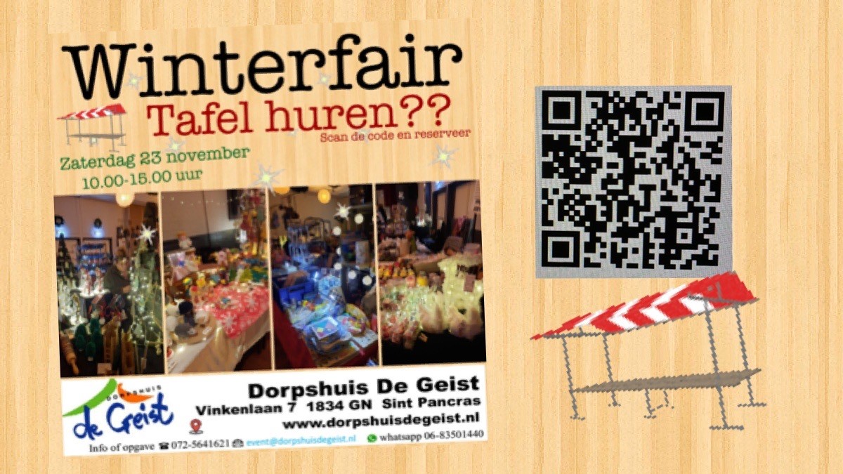 Winterfair tafelhuur € 10,- p/st. header