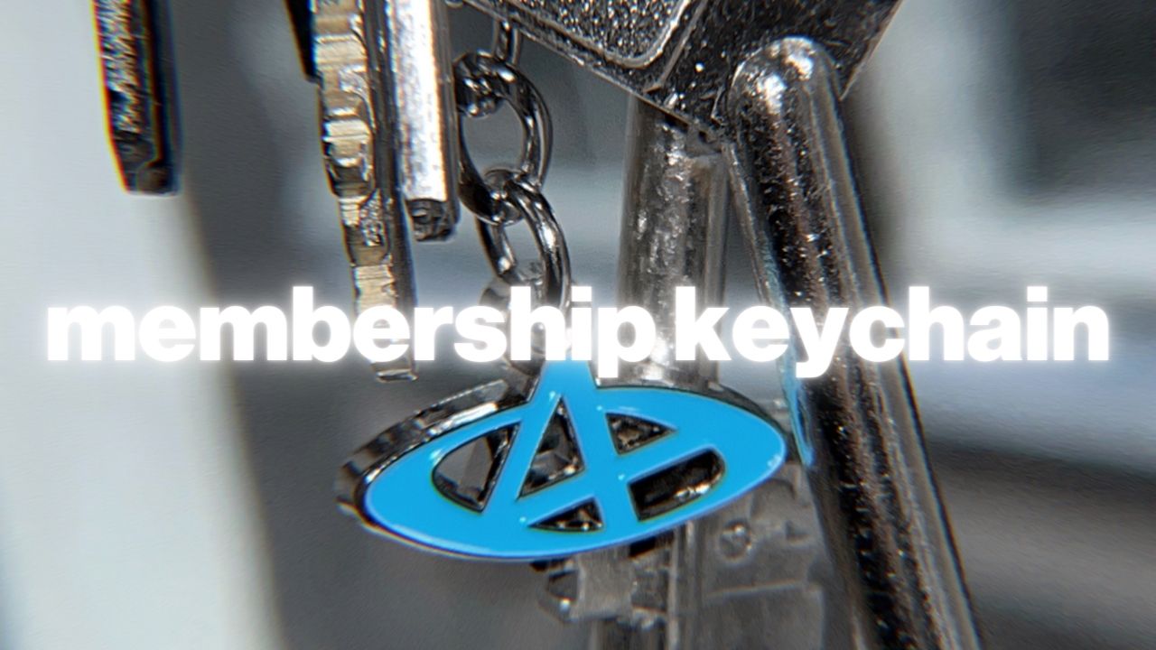 Membership keychain header