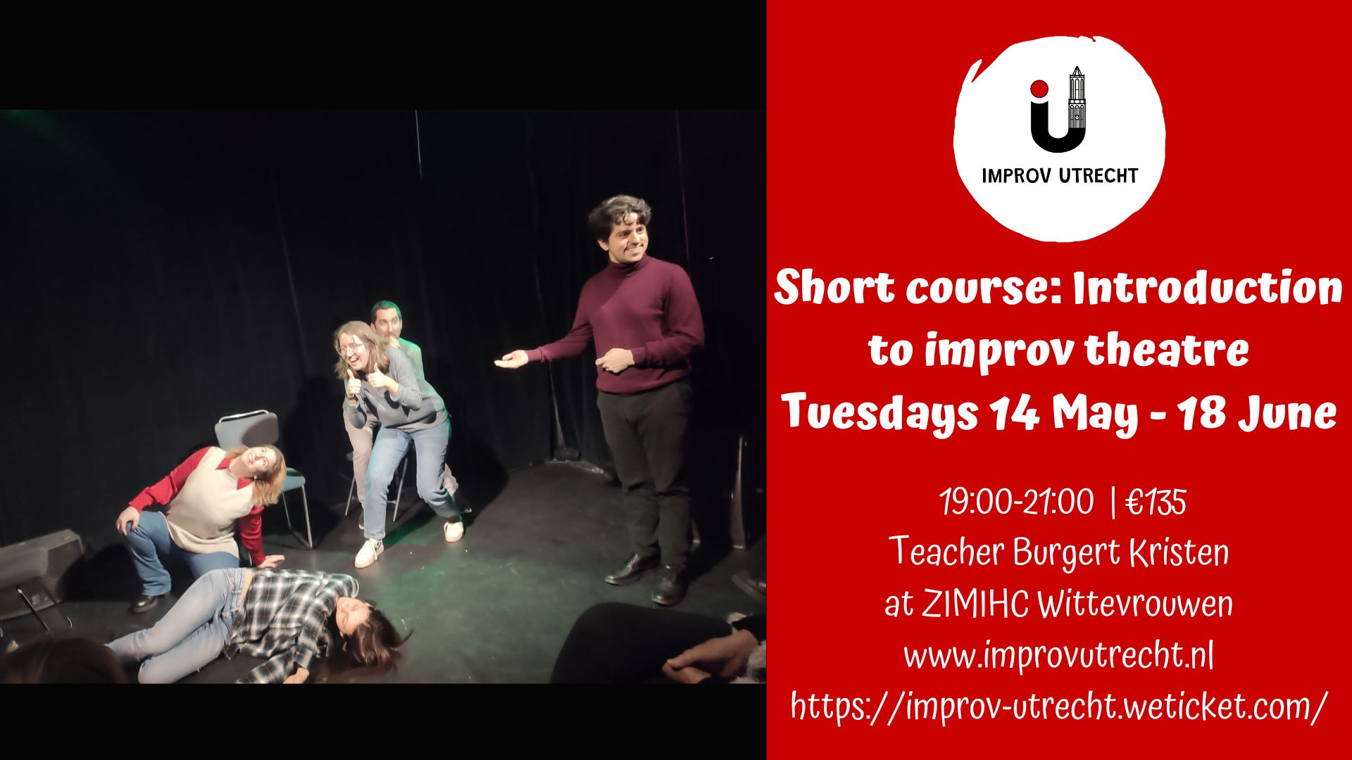 Introduction to improv - Tuesday Short course (STARTED 14 May) header