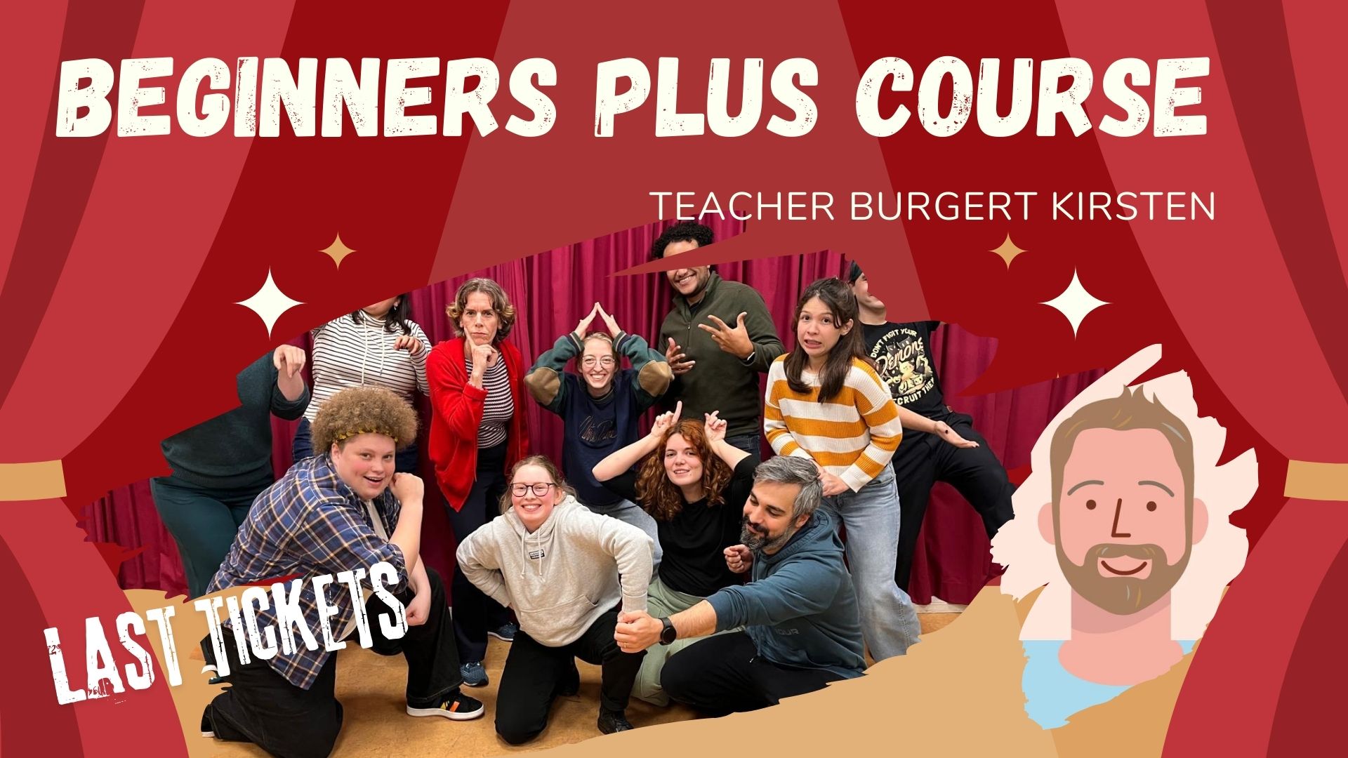 Beginners Plus improv course (Burgert) SOLD OUT header