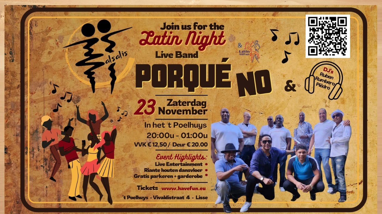 Latin Night met Porque No header