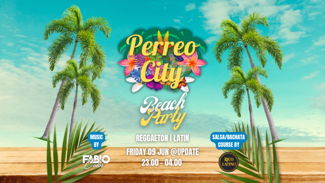 Perreo City Beach Party header