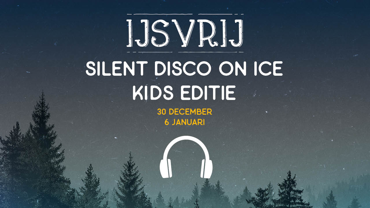 IJsvrij -  Silent Disco on Ice Kids Editie header
