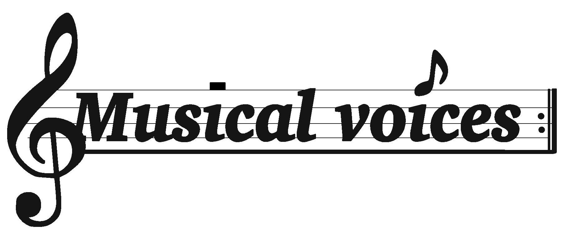 Logo popkoor Musical Voices