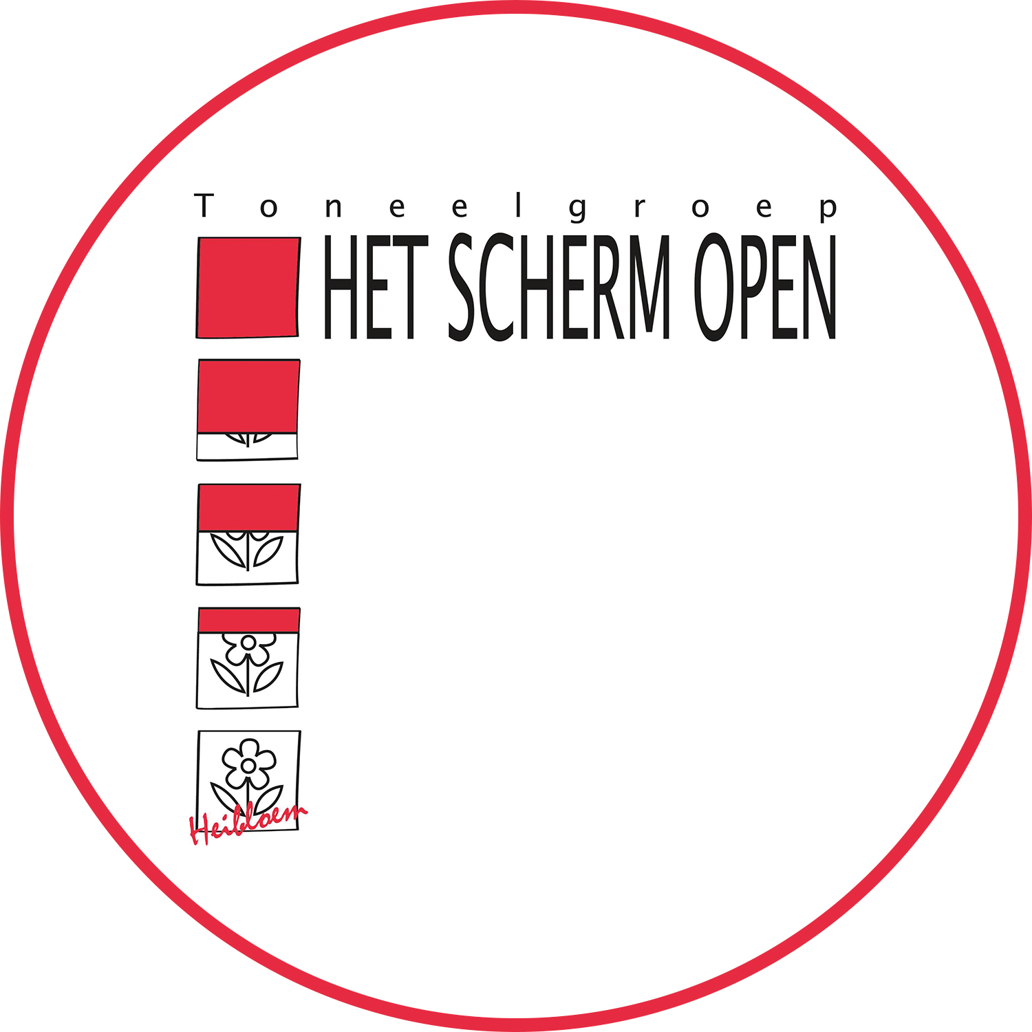 Logo Toneelgroep Het Scherm Open