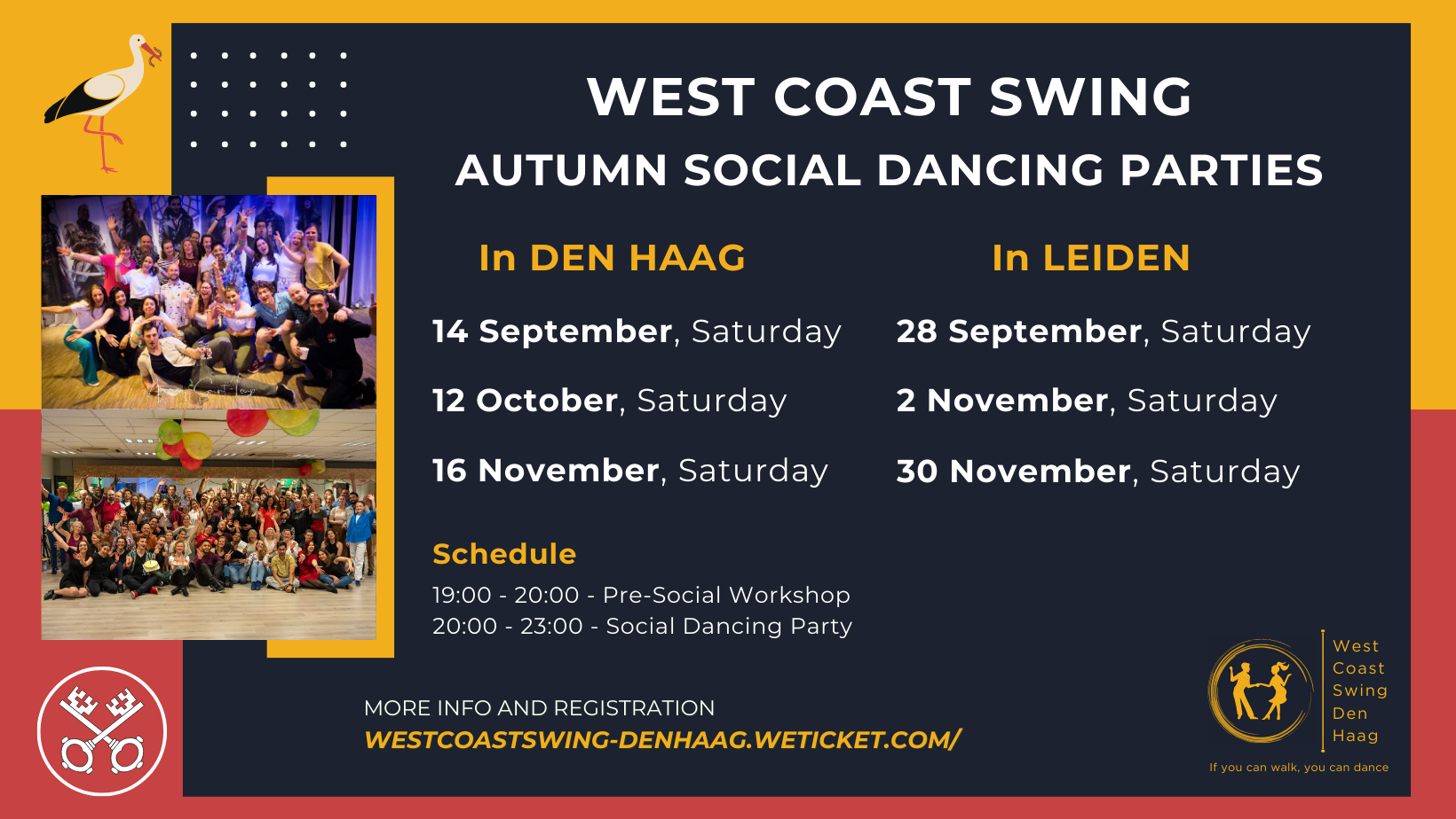 Den Haag - 12 OCT, Workshop + Social Dance Party header