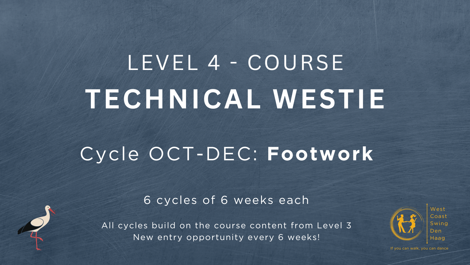 Den Haag: WCS - Level 4 - Technical Westie - Footwork header