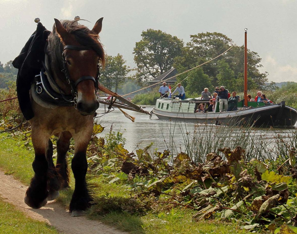 Historische trekvaarttocht op de Schie (boot & bus) header