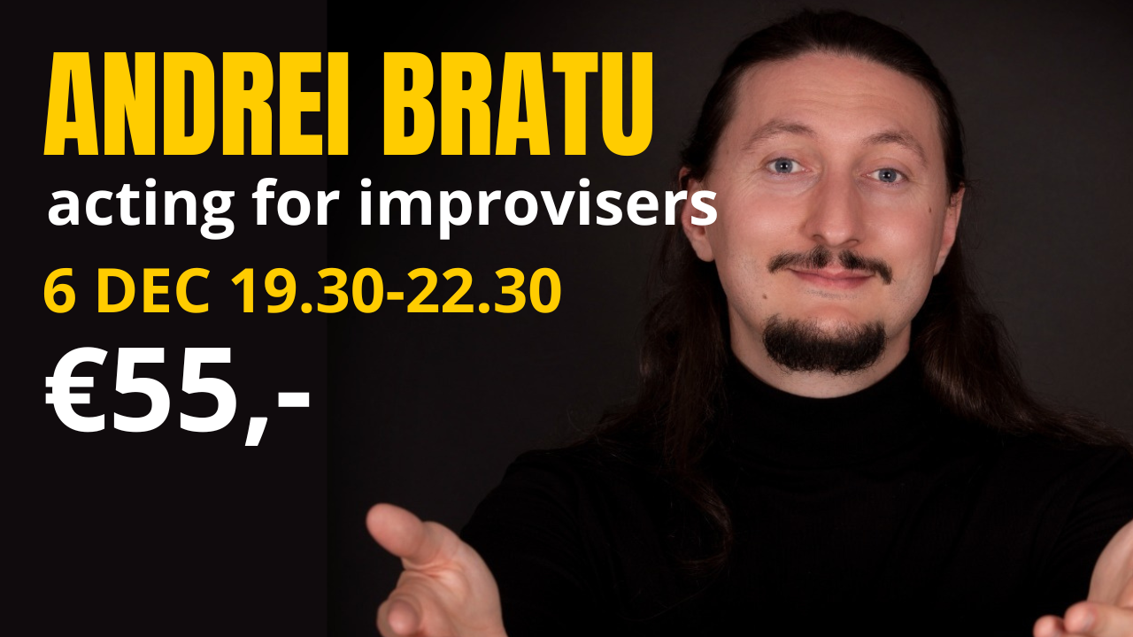 ANDREI BRATU - ACTING FOR IMPROVISERS header