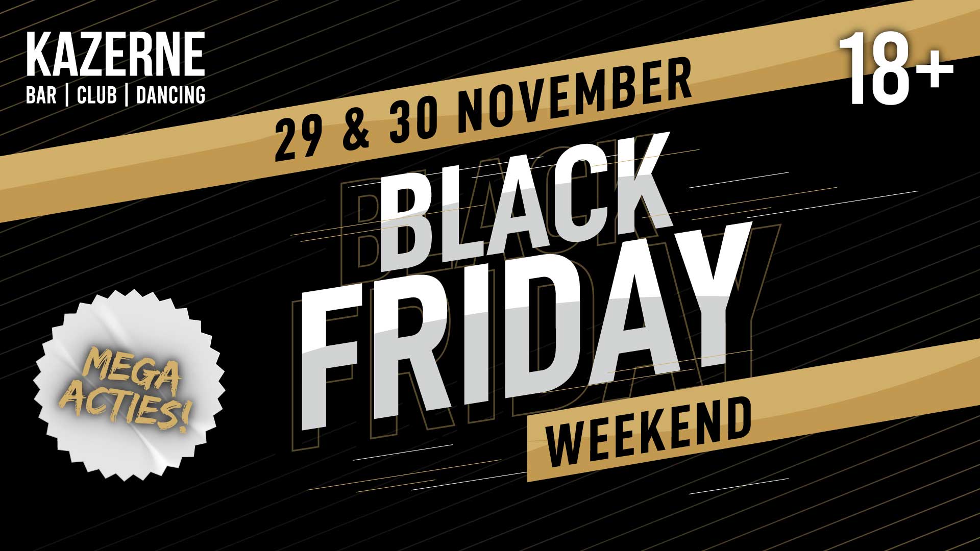 Black friday weekend vrijdag header