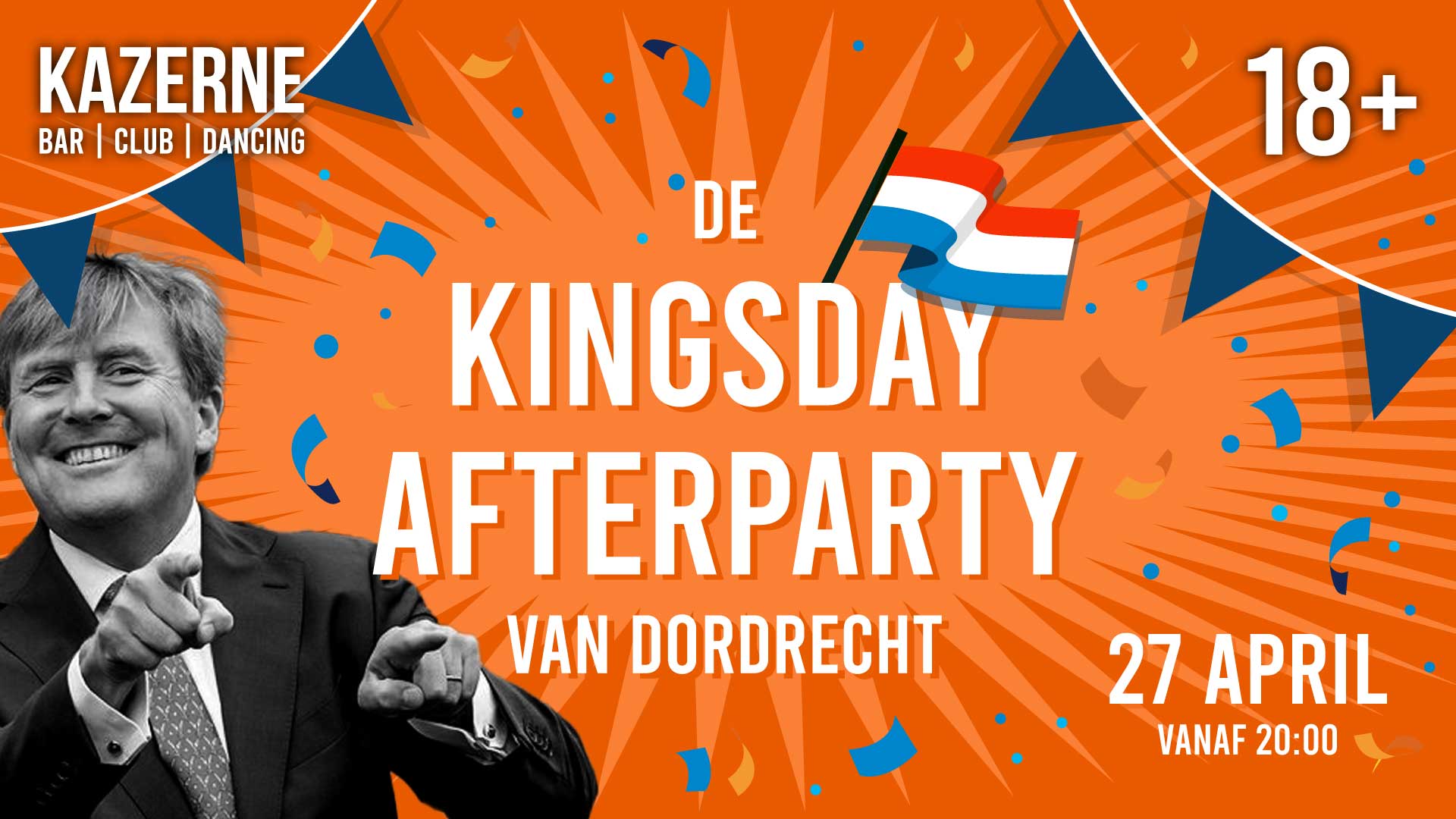 De KINGSDAY AFTERPARTY van Dordrecht! header
