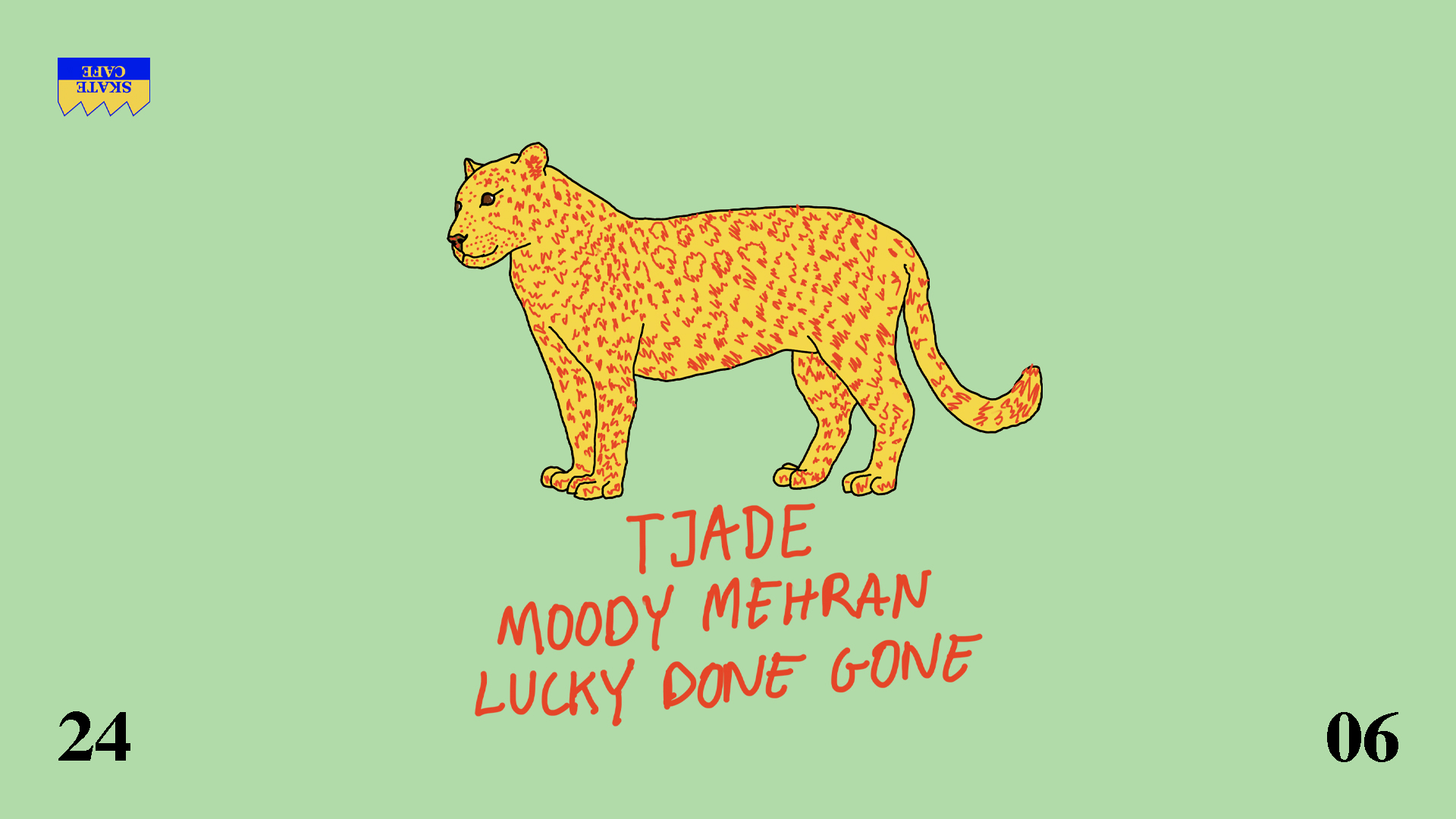 Vrijdag - Tjade, Moody Mehran, Lucky Done Gone header