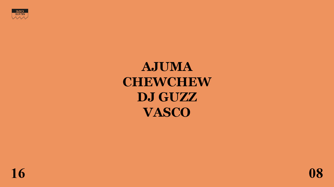AJUMA, CHEWCHEW, DJ GUZZ, VASCO header