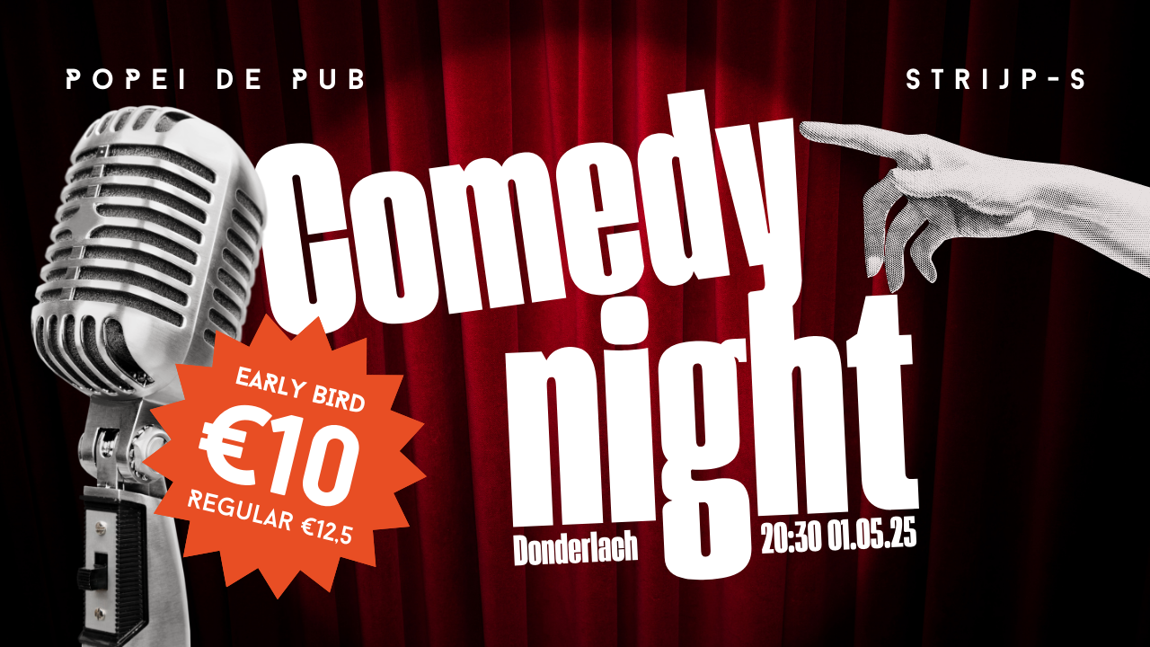 Comedy Night 1 mei header