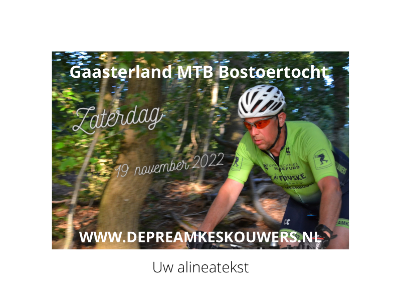 Gaasterland MTB bostoertocht header