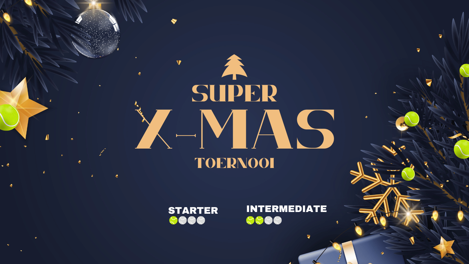 Super X-Mas Toernooi 🎄 header