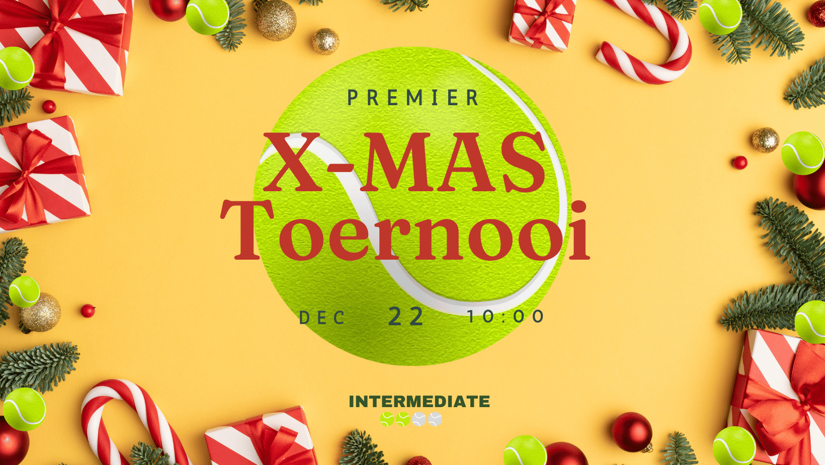 X-Mas Premier Toernooi 🎄 header